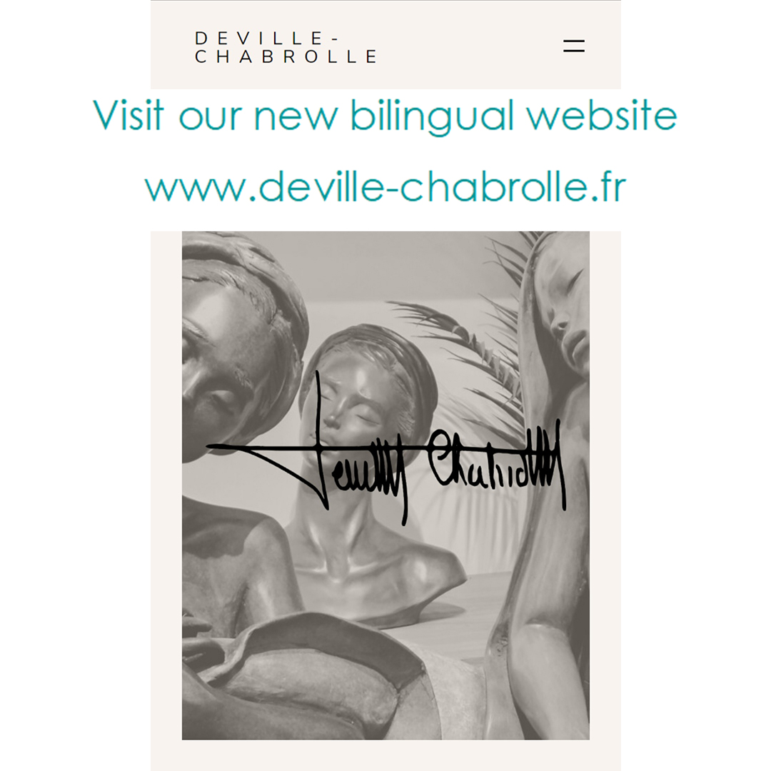 new website https://www.deville-chabrolle.fr/

We wish you a very nice and sweet year 2025!



We are pleased to announce the opening of our new website www.deville-chabrolle.fr more synthetic and clearer.

We invite you to write us via the contact form of our new site for any request,



Looking forward to reading,

Marie-Paule and Nadège

https://www.deville-chabrolle.fr/